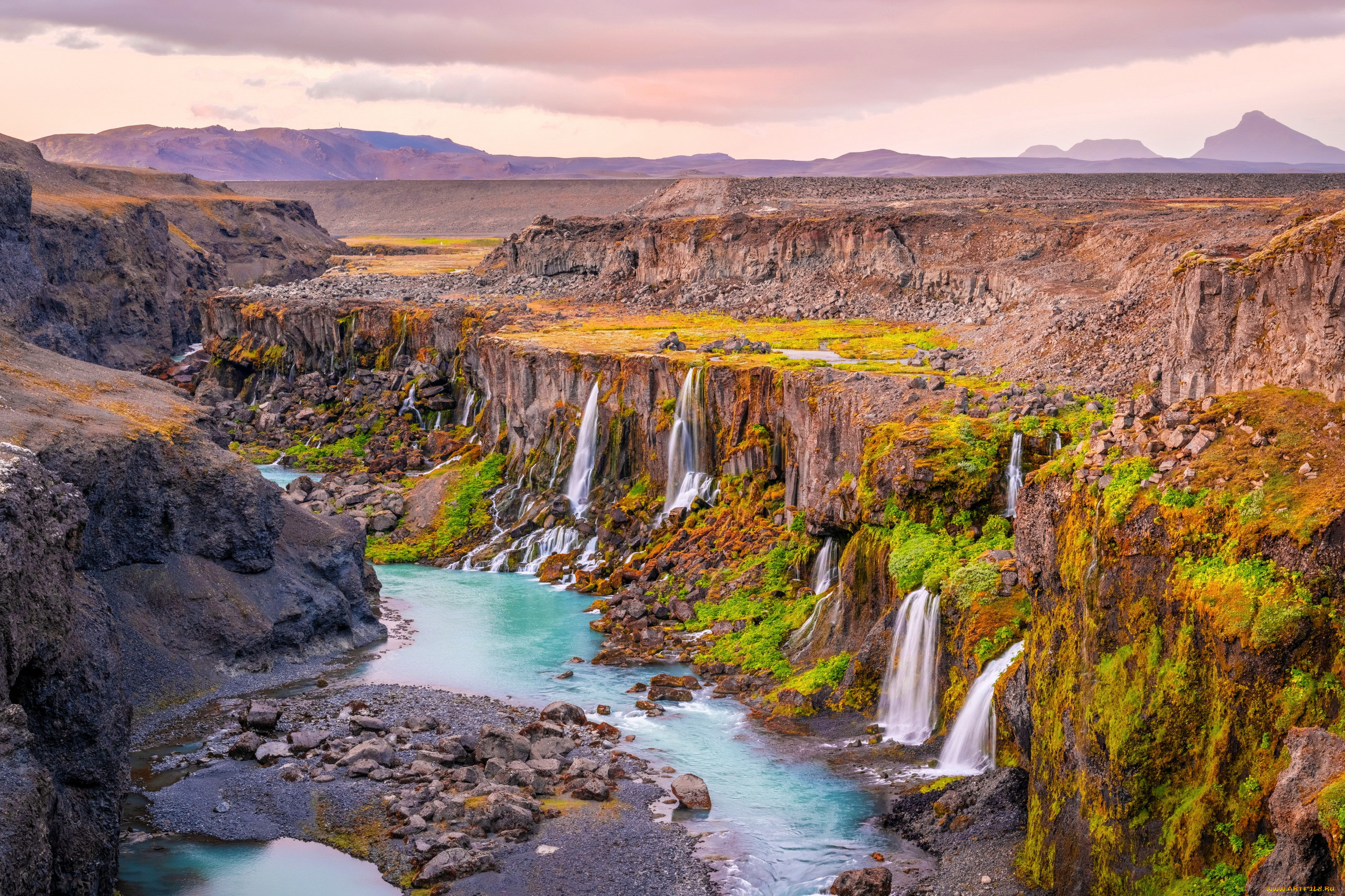 sigoldugljur falls, valley of tears, iceland, , , sigoldugljur, falls, valley, of, tears